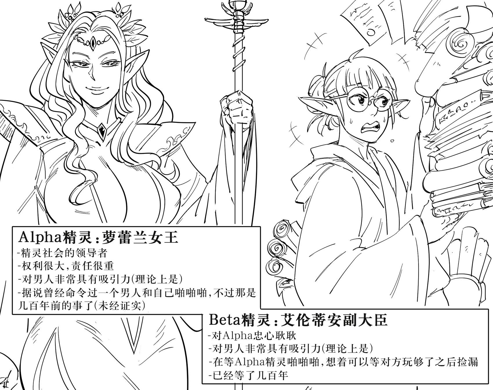 Baalbuddy漫畫小短篇 - 精靈社會的性權力等級金字塔 - 1