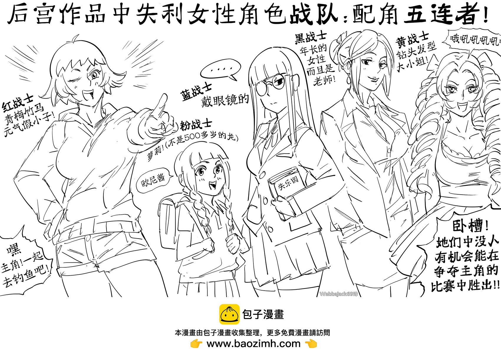 Baalbuddy漫畫小短篇 - 後宮作品中的輸家 - 1
