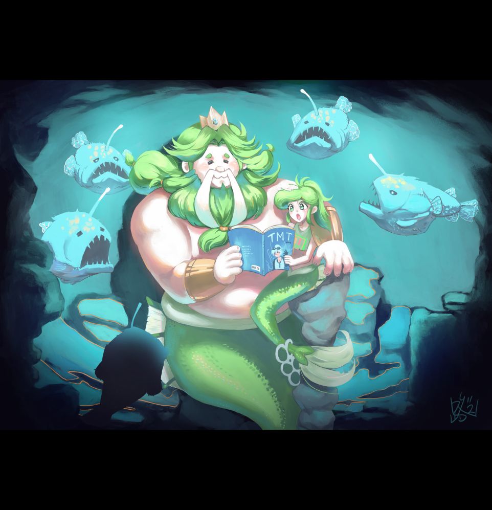 垃圾堆裡的小美人魚 - 同人圖35 - 1