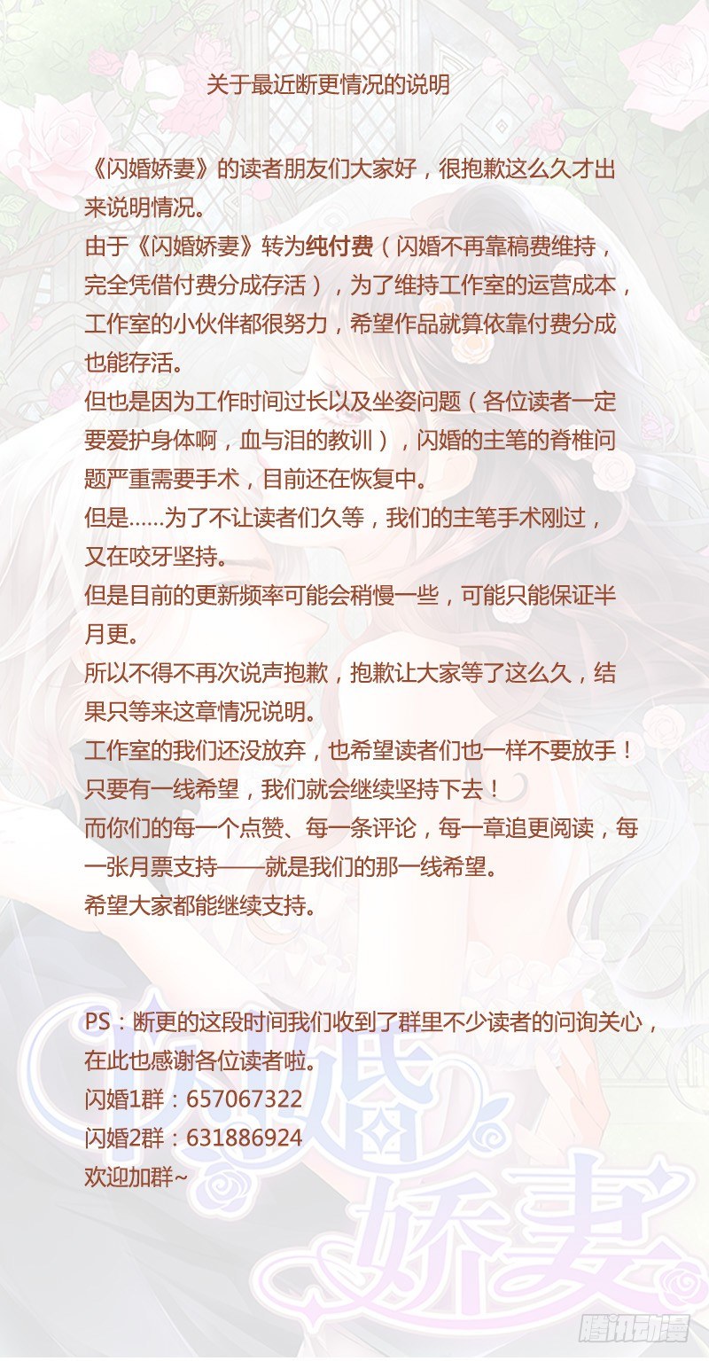 閃婚嬌妻 - 斷更情況說明 - 1