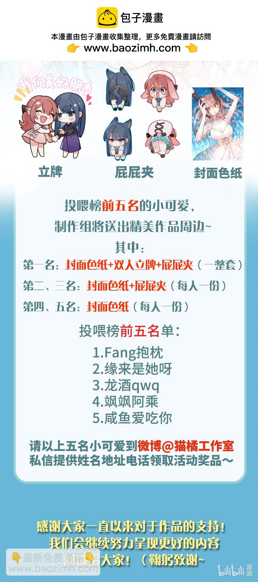 宿敵看我的眼神逐漸變質 - 獲獎名單 獲獎名單 - 1