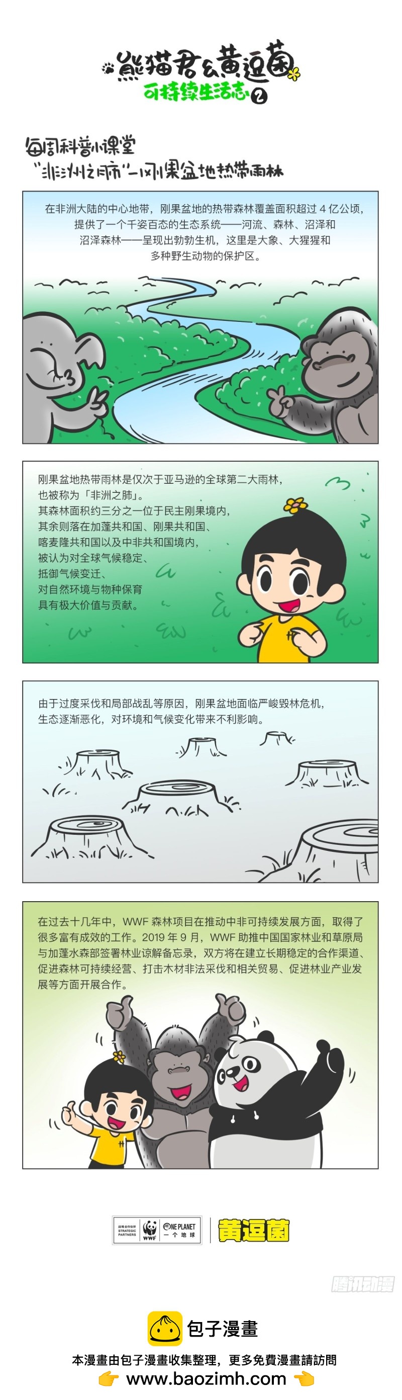 熊貓君和黃逗菌可持續生活志II - 科普番外——剛果盆地熱帶雨林 - 1
